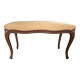 1900 Louis XV style bench in walnut, bench seat