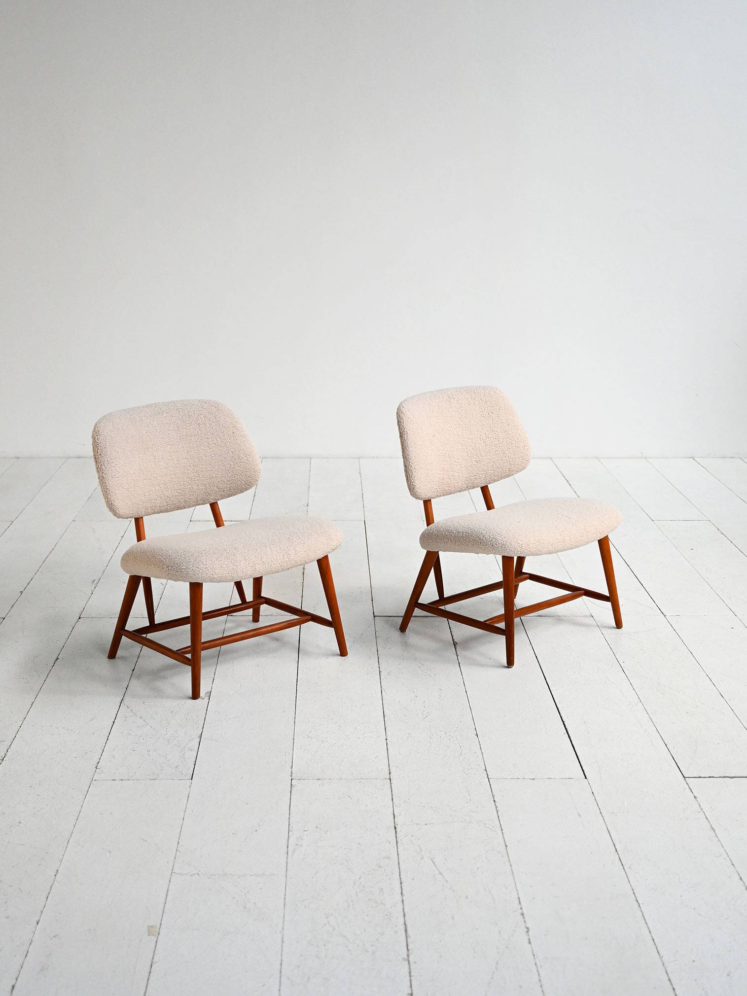 Pair of “Teve” chairs by Alf Svensson for Ljungs Industrier, Sweden 1950s