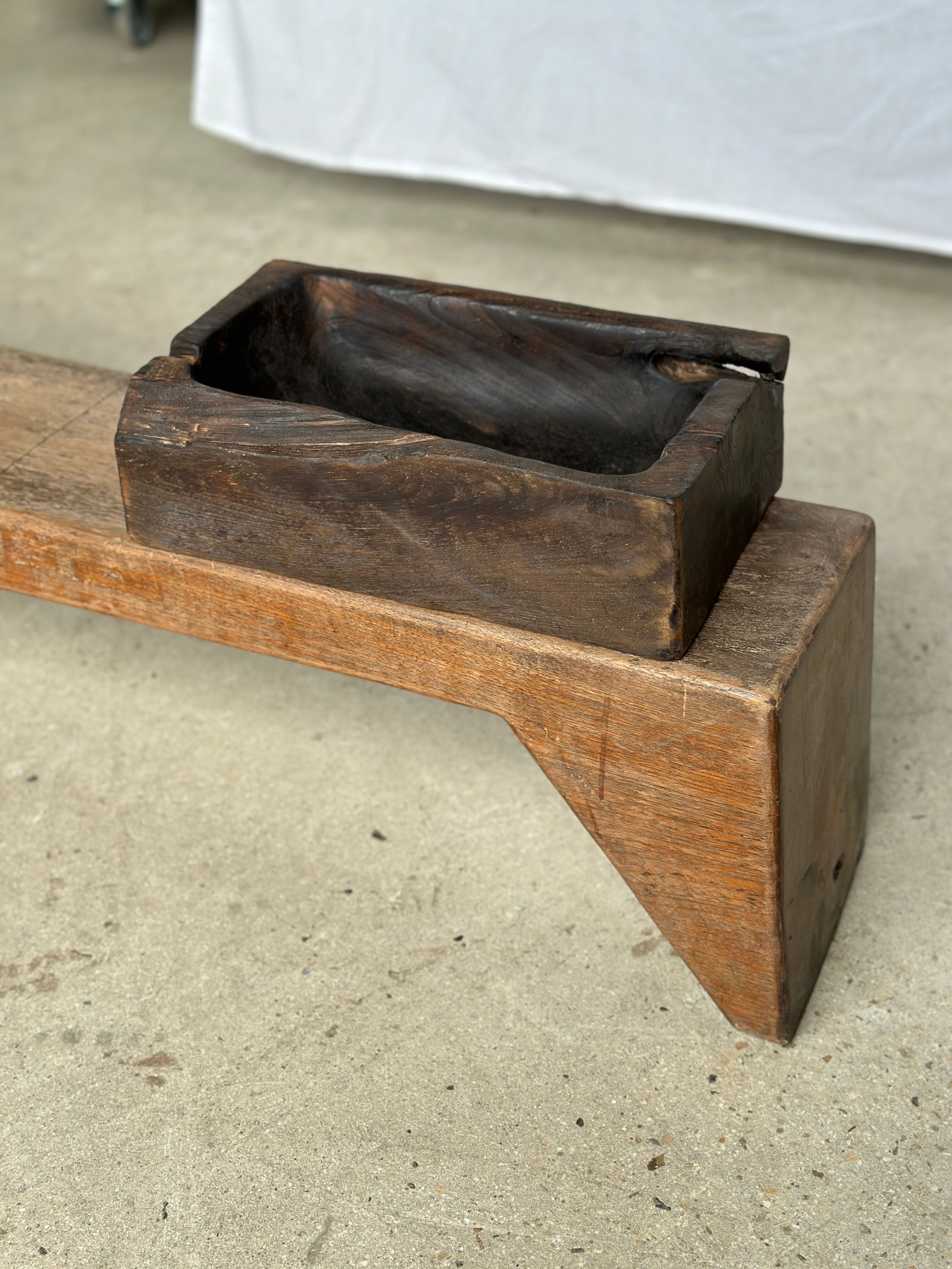 Asian teak empty pocket