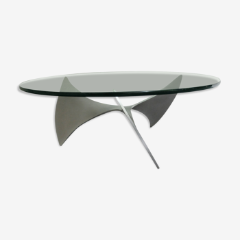 Coffee table propeller/propeller, Knut Hesterberg Ronald Schmitt, 1960s