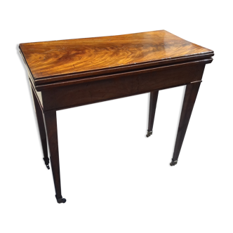 Convertible console in game time table Board Cuban mahogany