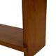Vintage wooden wall shelve rack in pinewood minimalist design