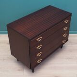 Commode en acajou, années 60, design danois, fabriquée au Danemark