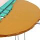 Colored Round Side Table by Gaetano Pesce, Fish Design Collection