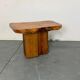 Brutalist Japanese side table, wabi-sabi, mid-century, 1960s