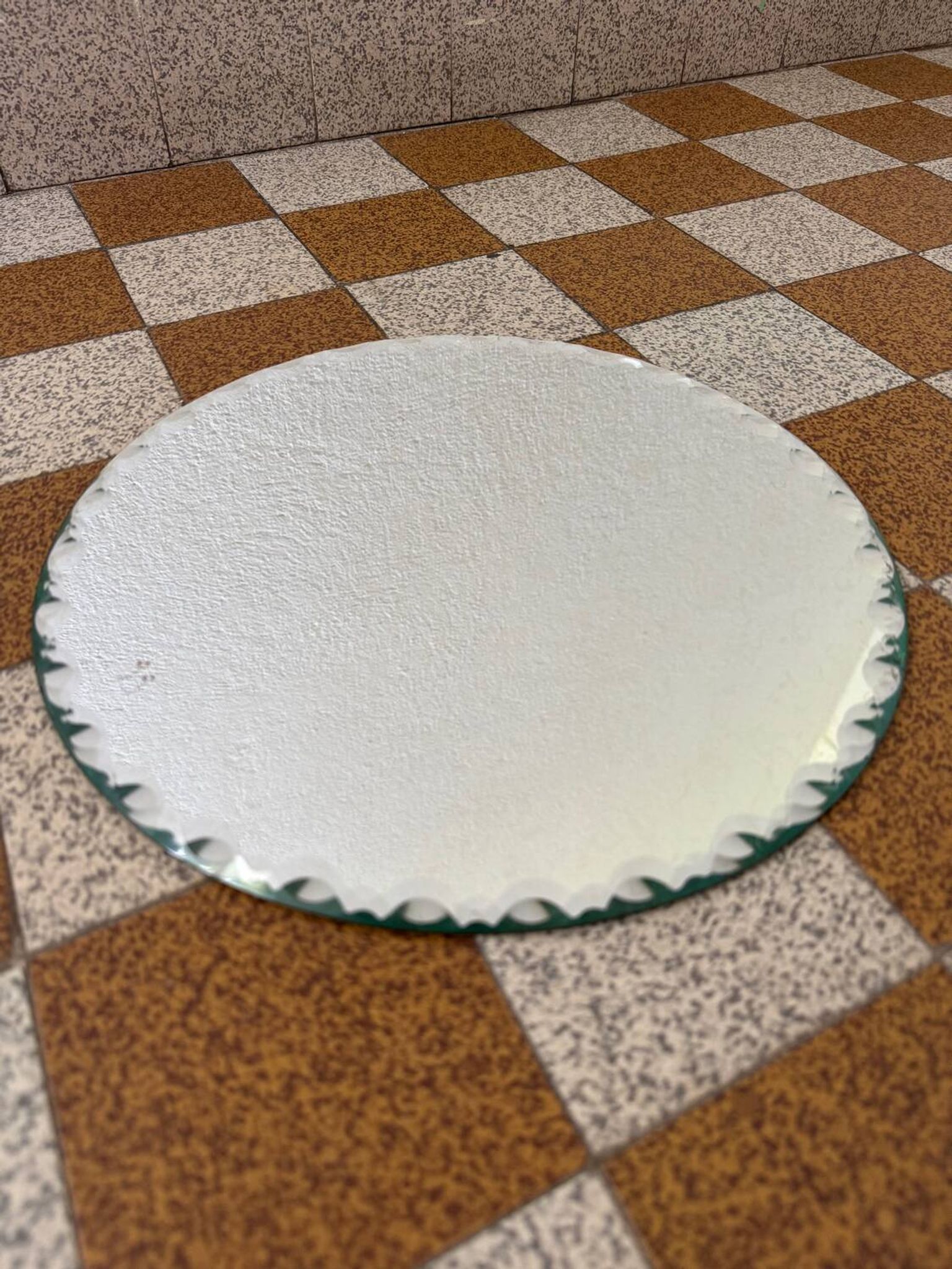 Old beveled mirror trays (X2)