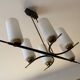 Chandelier six tulips type house ARLUS year 60
