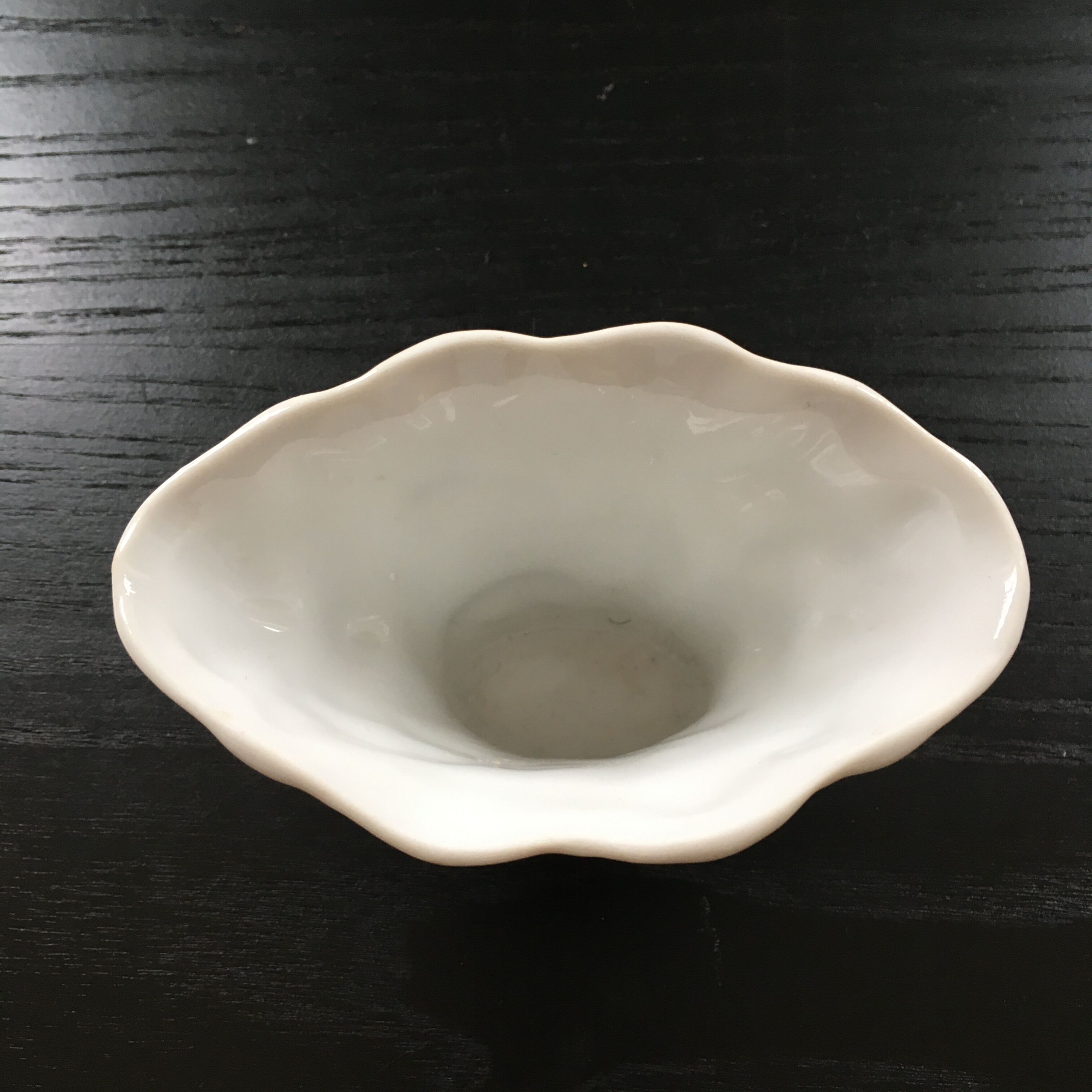Vase and porcelain cup assembly