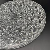 Serving dish and worked glass presentation