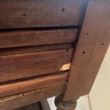 Antique secretary desk with marble top