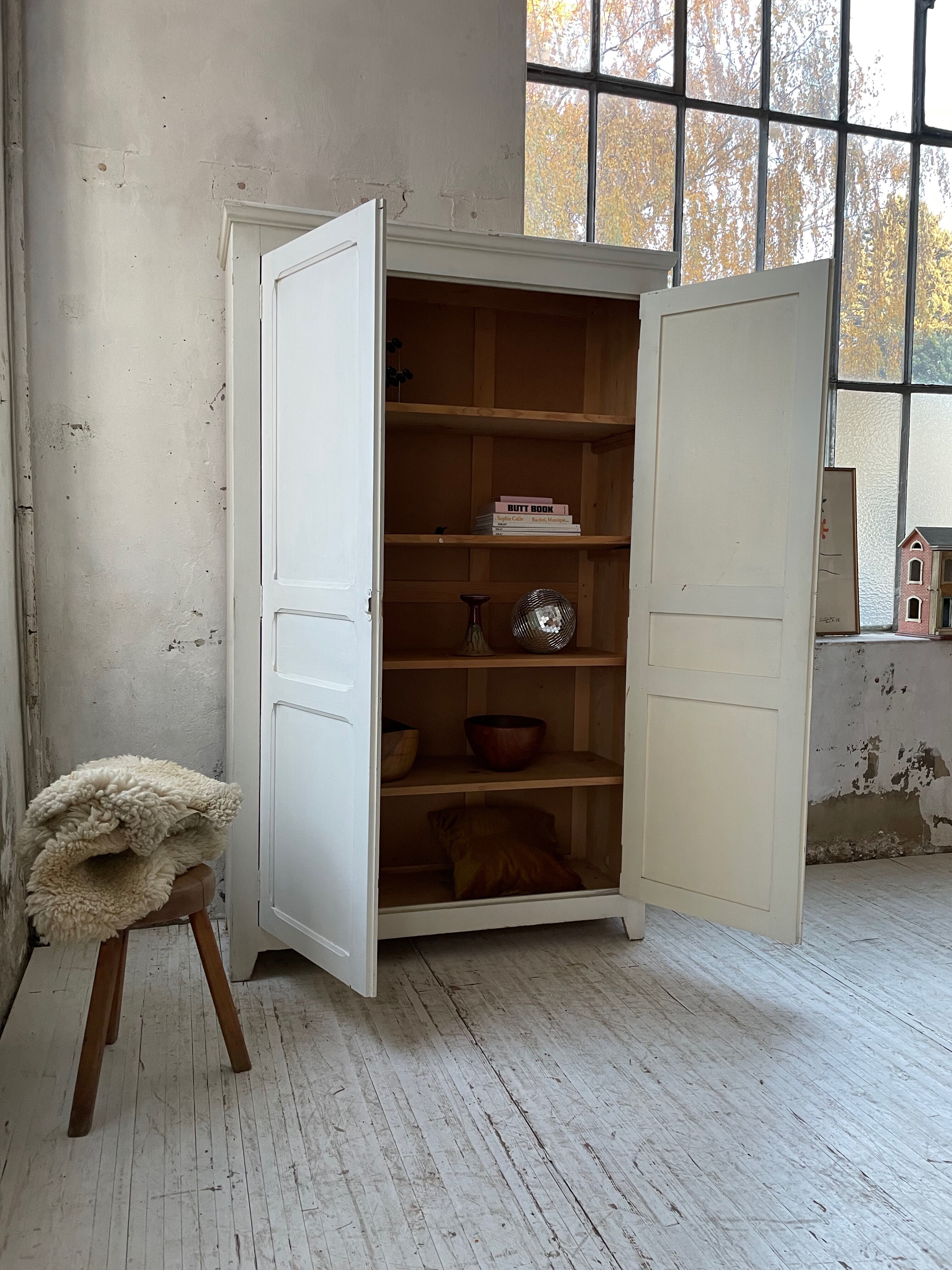 White cutter cabinet