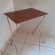 Vintage side service folding table