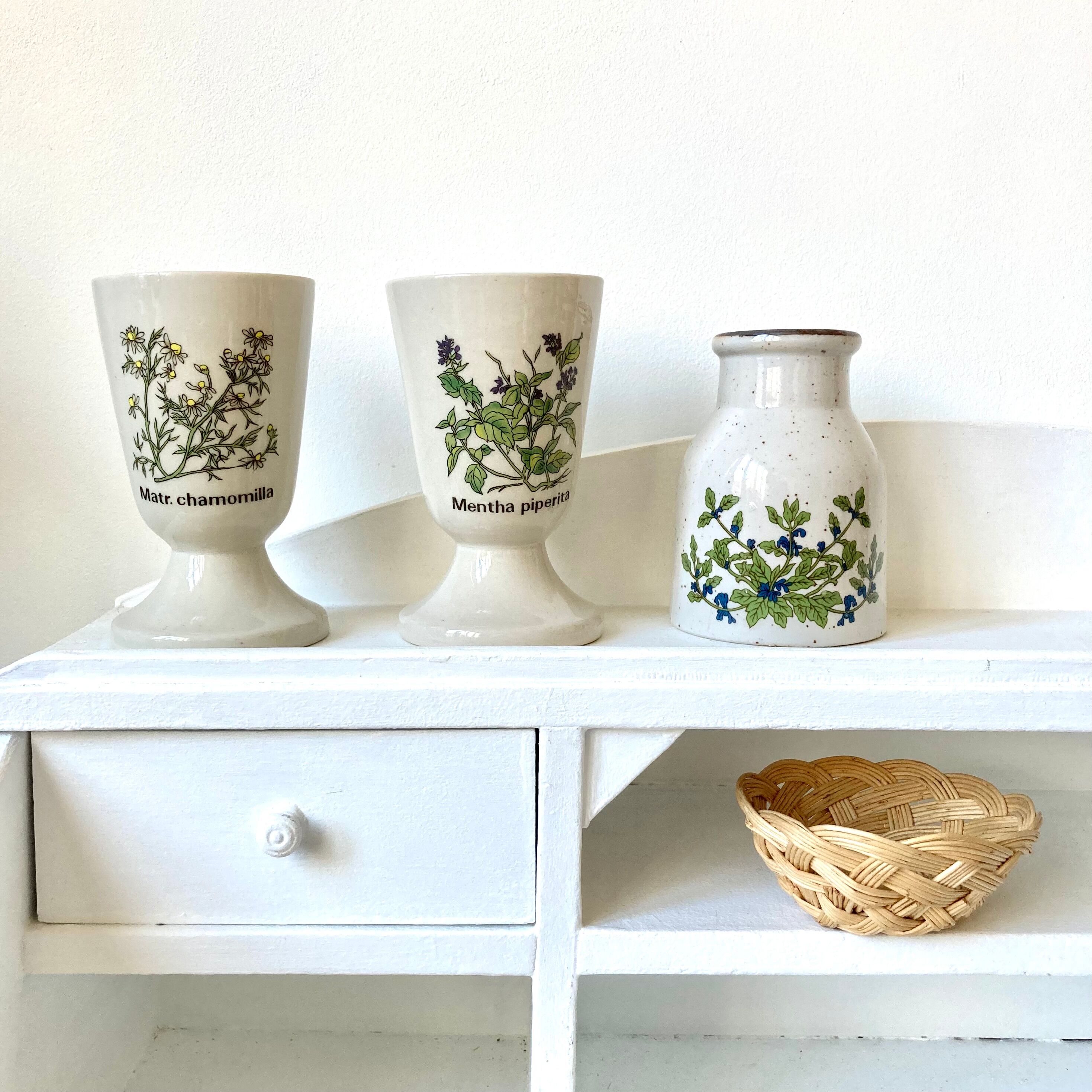 Stoneware herbarium vases