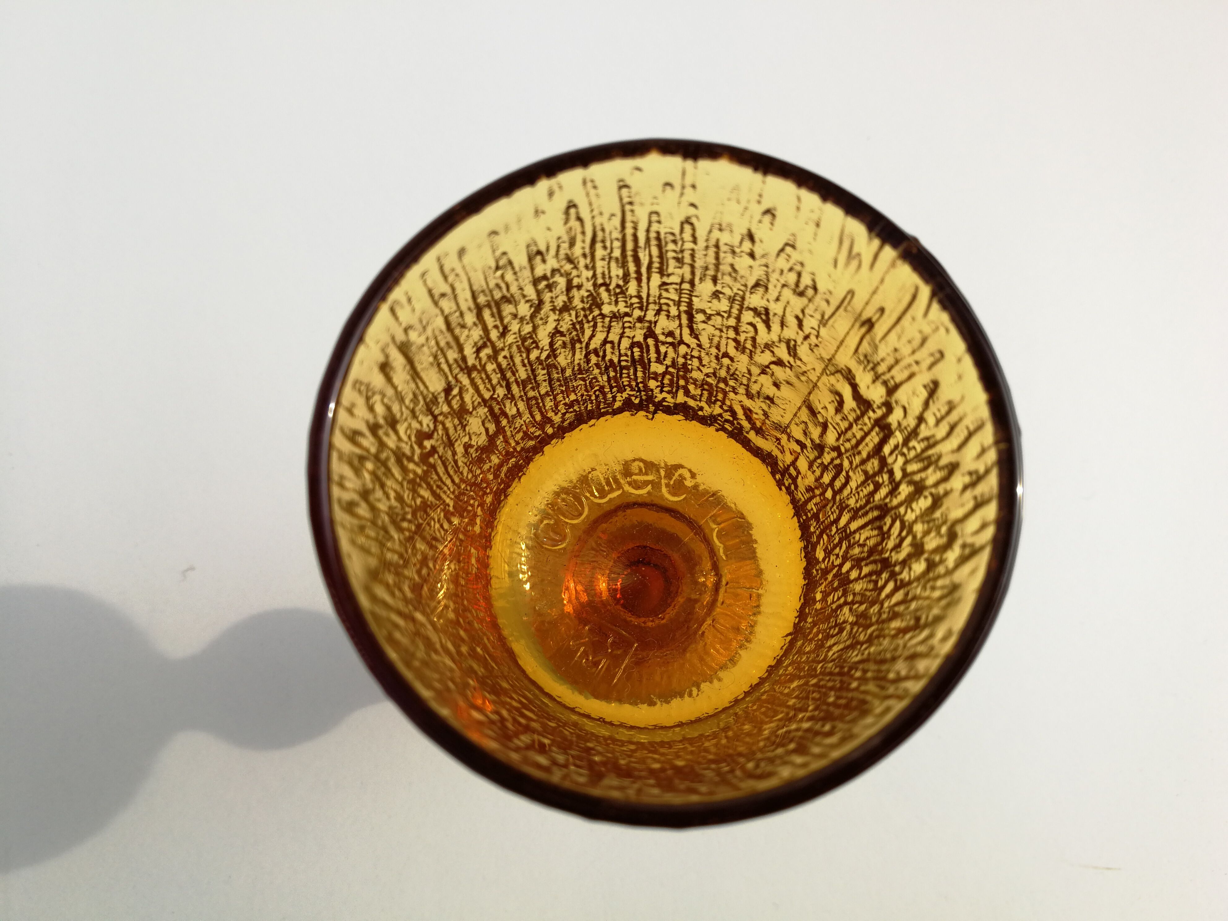 Twelve wines vintage glasses