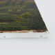 Oil on canvas village by Jan Van Dooren, sunset. Signed. Seventies