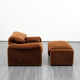 Fauteuil avec repose-pieds de Maralunga pour Cassina
