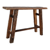 Old wooden console