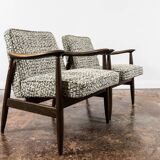 Fauteuils GFM-87 du milieu du siècle par J. Kędziorek, GFM, Pologne, années 1960, lot de 2