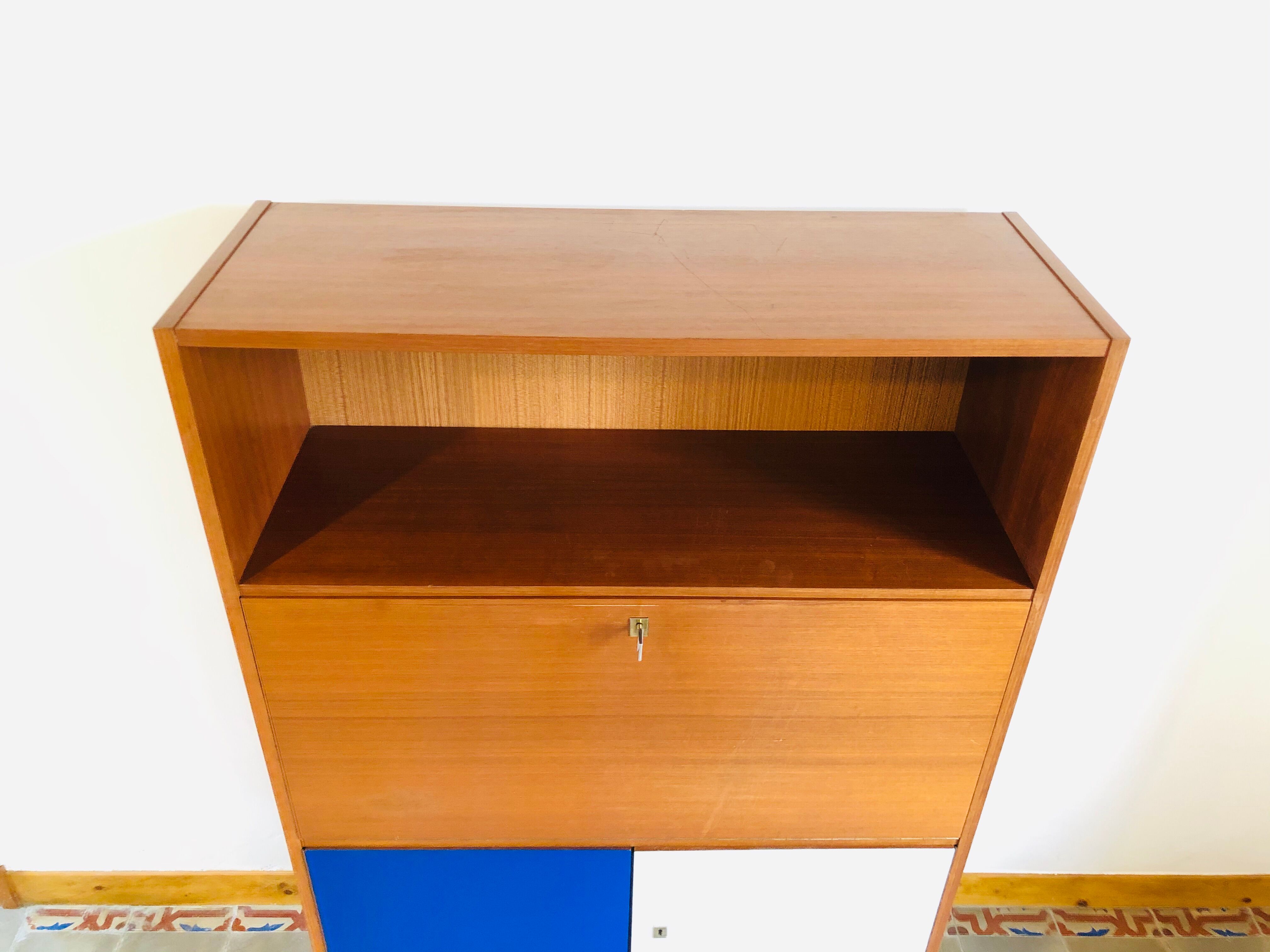Vintage teak secretary 1960