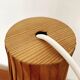Swedish Mid Century Modern wooden pendant lamp by Hans Agne Jakobsson