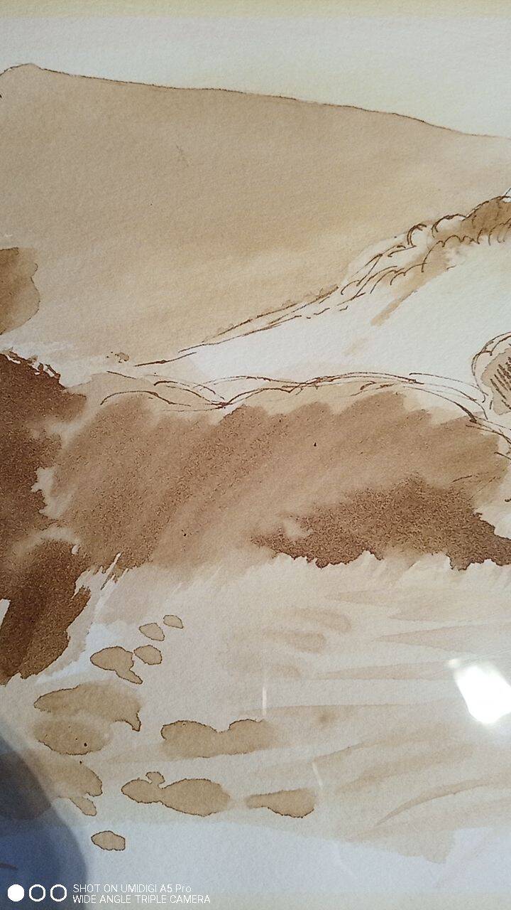 Watercolor - Christine Delessert - 22 x 31 cm - Lyonnaise school