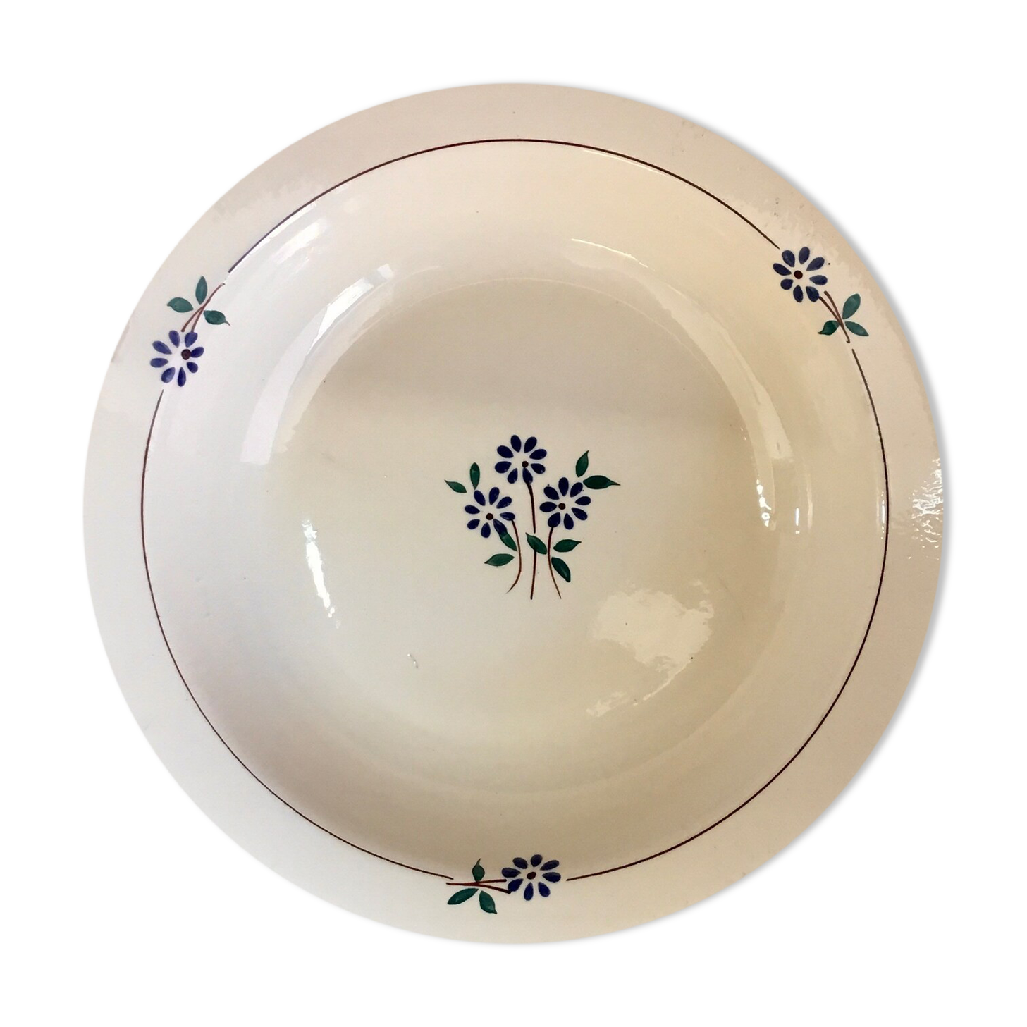 Hollow dish Moulin des Loups Orchies vintage