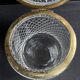 Cylindrical box – Crystal and gilded bronze