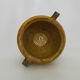 Magnificent glazed yellow confit pot, south-west of France. 19th century.