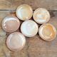 Vintage sandstone coffee cup set