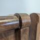 Restoration period daybed in flamed mahogany