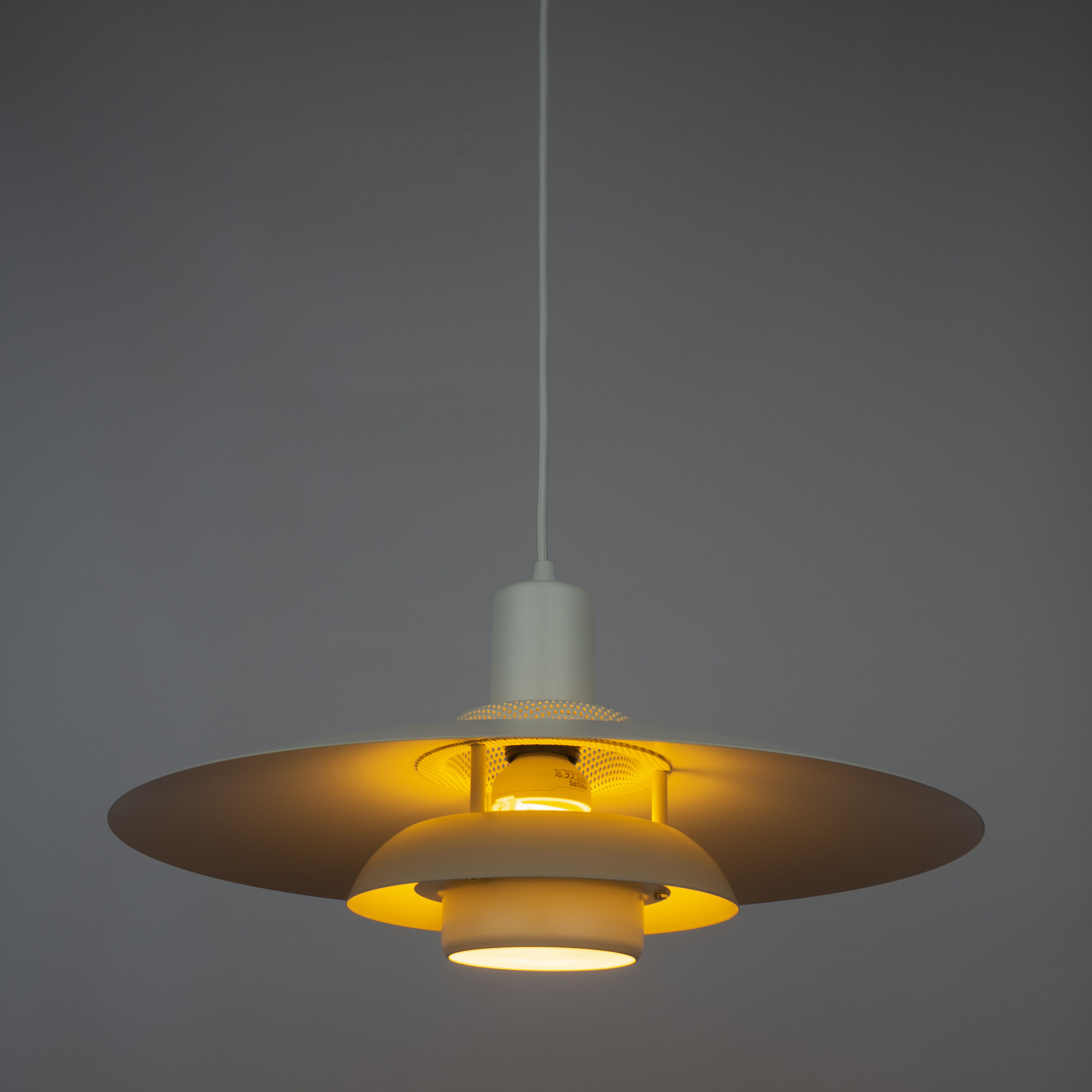 Pair of danish vintage pendant lamps Form light 1980s
