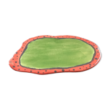 Dessous de plat vert et rouge