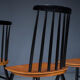 French Fanett Beech and Teak Chairs by Ilmari Tapiovaara, 1960s, Set of 6