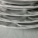 Pillivuyt white porcelain plates