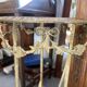 Bronze pedestal table
