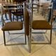 Série de 3 chaises pliantes vintage