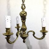 Lustre 3 lumières en bronze