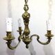 3-light bronze chandelier