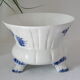 Cache pot céramique faïence  bleu delft
