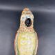 Delft, important polychrome faience parrot marked apk