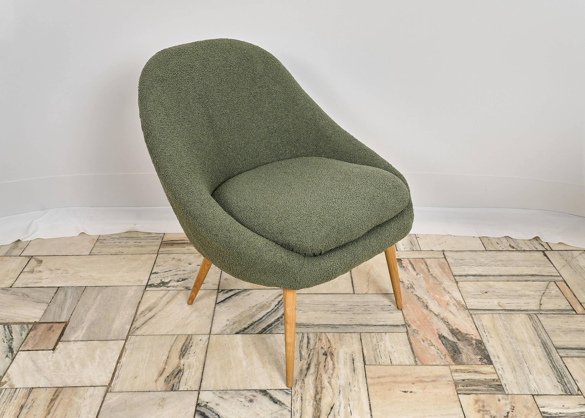 Fauteuil club Tchécoslovaquie années 1960. VINTAGE