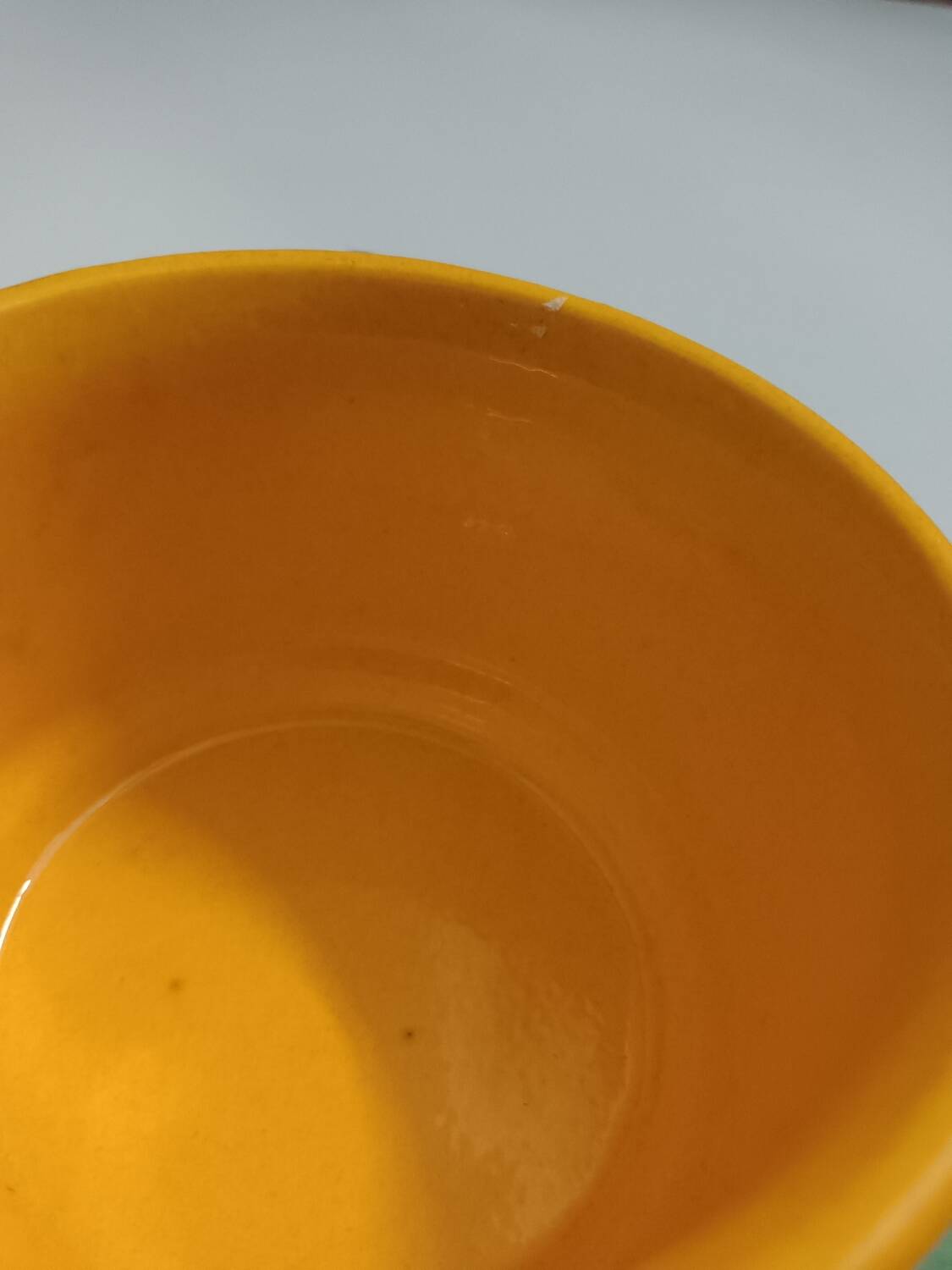 Large Saint Clement Yellow and Green Mug