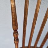 Set of 6 Baumann chairs in turned wood