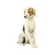 Statue de Chien Vintage Sculpture Craquelé Céramique Italie 31cm