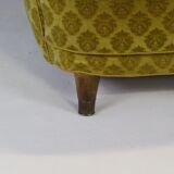 1950s Mid Century Gold Banana Sofa, Denmark