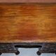 Victorian hand-carved kneehole desk 1850