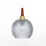 Lampe en cristal Japandi, Danemark 60'