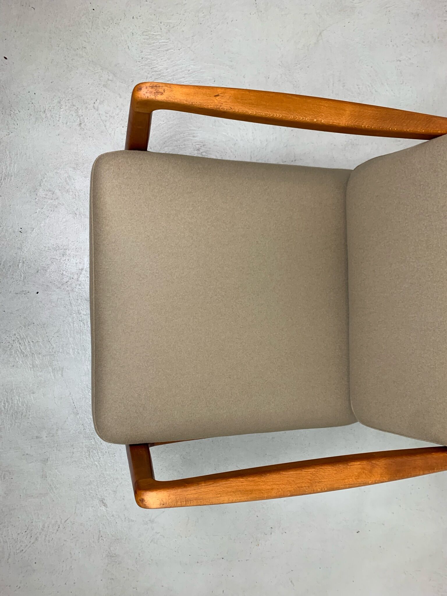 Rocking chair model 166 "senator" by Ole Wanscher for France and Daverkosen, Denmark, 1960s