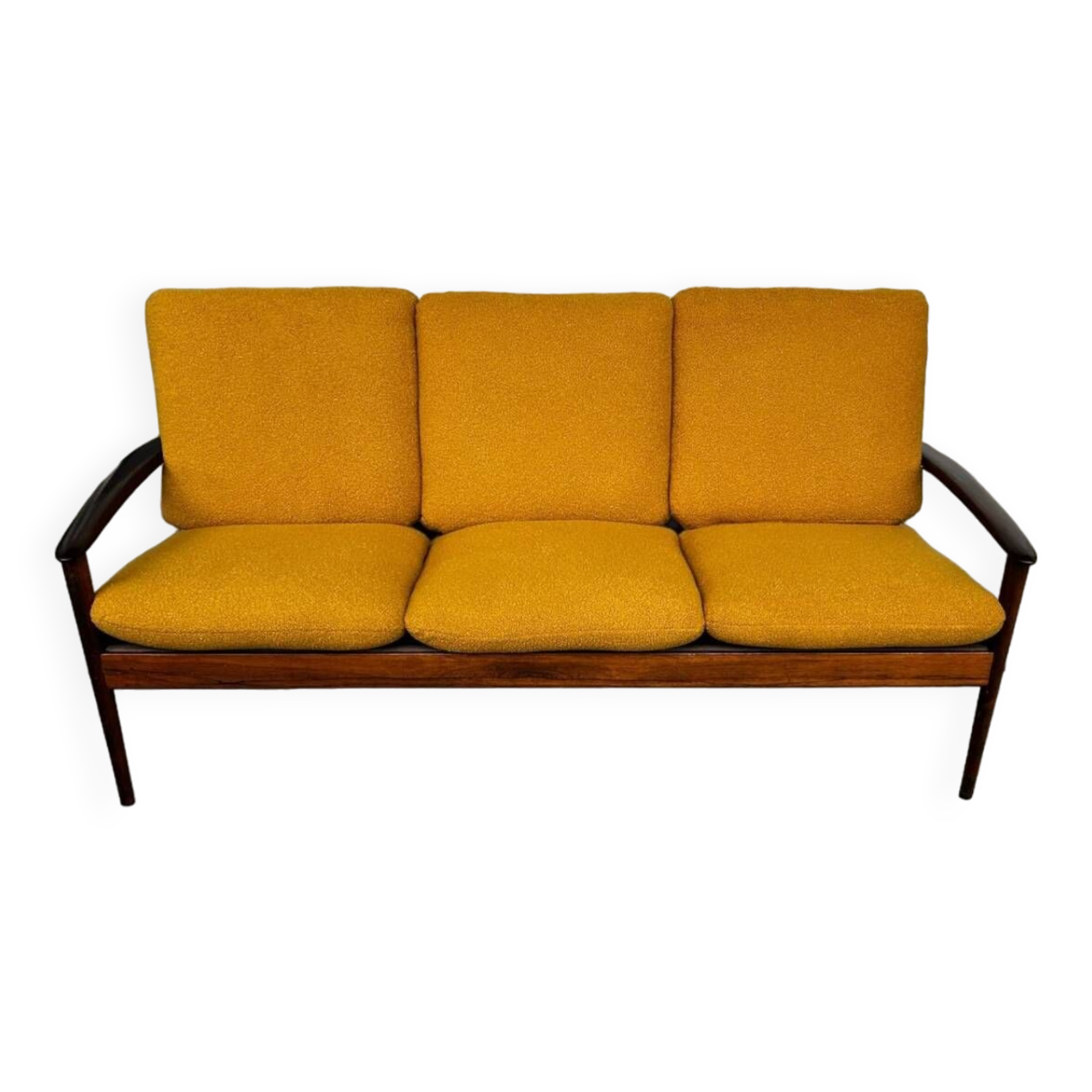 Scandinavian Bench In Rosewood By Grete Jalk For Poul Jeppersen Model PJ563 Circa 1968