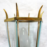 Vintage brass wall sconce